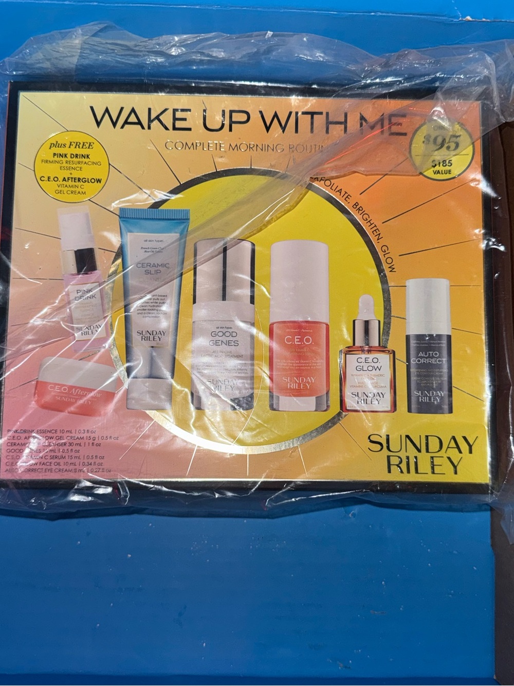 Sunday Riley Wake Up With Me Set - 7 Items